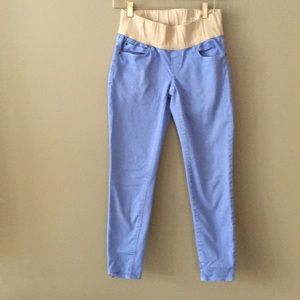 ⭐️Gap maternity blue gray skinny jeans sz 26 or 2